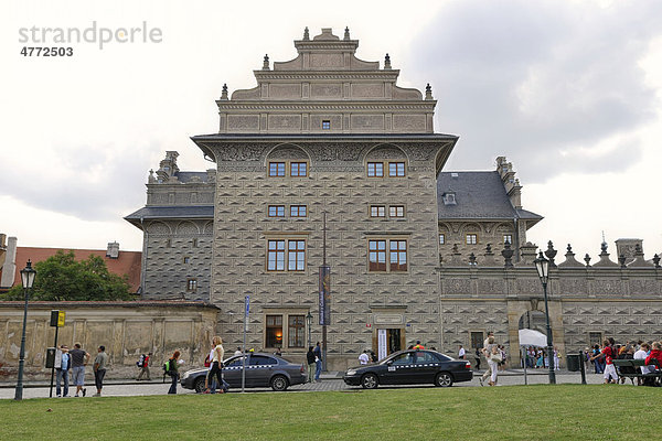 Schwarzenberg-Palais auf dem Hradschin  Prag  Tschechische Republik  Europa