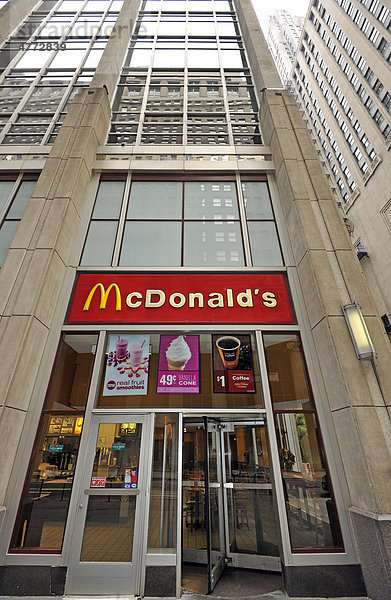 McDonald's  Chicago  Illinois  Vereinigte Staaten von Amerika  USA