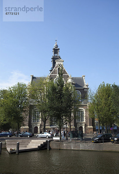 Westerkerk  Westkirche  Amsterdam  Holland  Niederlande  Europa
