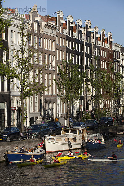 Prinsengracht  Amsterdam  Holland  Niederlande  Europa