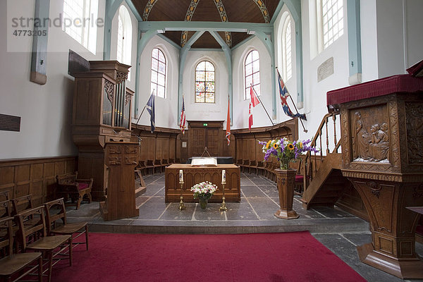 Begijnhof  Englische Kirche  Amsterdam  Holland  Niederlande  Europa