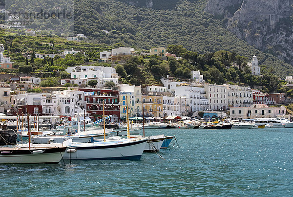 Hafen Marina Grande  Insel Capri  Italien  Europa