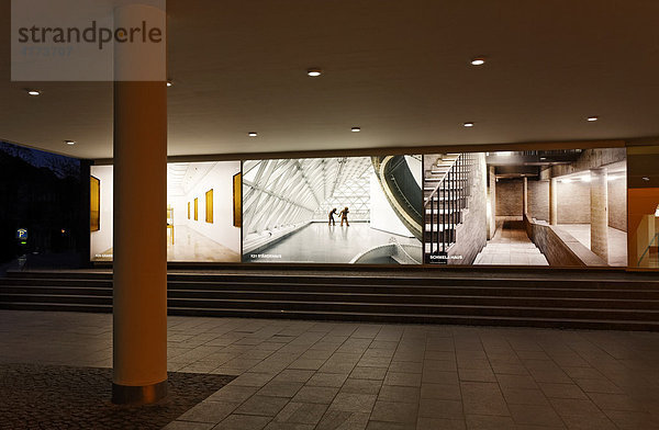 Kunstsammlung Nordrhein-Westfalen  Eingangsbereich  Großdias  K20  K21  Schmela-Haus  Düsseldorf  Nordrhein-Westfalen  Deutschland  Europa