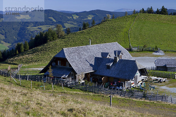 Stoakoglhütte  Almenland  Steiermark  Österreich  Europa