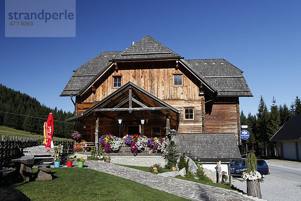 Holdahüttn  Holzhütte  Almenland  Österreich  Europa