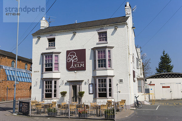 The One Elm Restaurant  Guild Street  Stratford-upon-Avon  Warwickshire  England  Großbritannien  Europa
