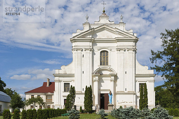 Sveta Ludviga Romas katolu baznica oder römisch-katholische Kirche St. Ludvig  Baznicas Straße  Kraslava  Lettgallen  Lettland  Europa