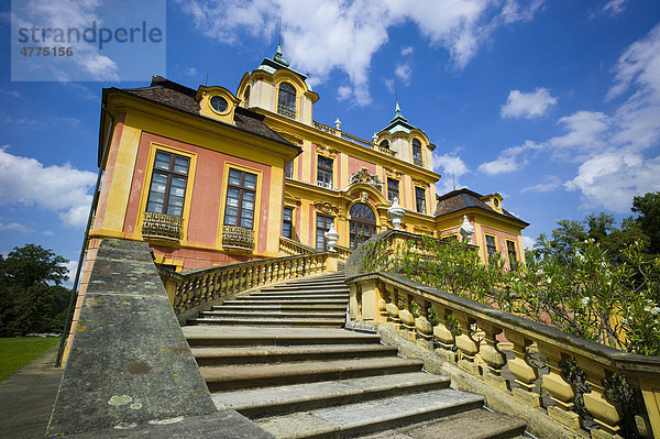 Schloss Favorite  barockes Lust- und Jagdschloss  Favoritepark  Ludwigsburg  Baden-Württemberg  Deutschland  Europa