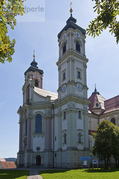 Basilika  Ottobeuren  Schwaben  Landkreis Unterallgäu  Bayern  Deutschland  Europa