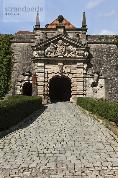 Festung Rosenberg  Kronach  Oberfranken  Bayern  Deutschland  Europa