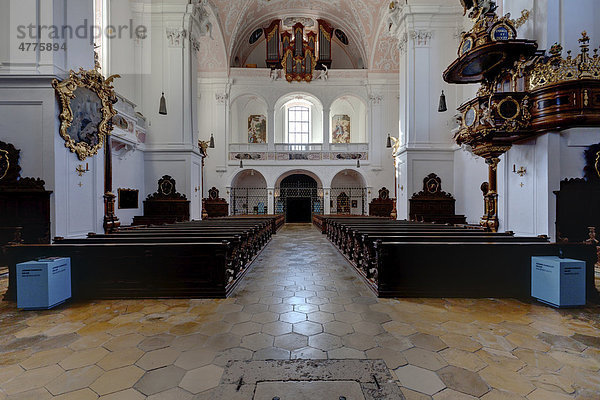 Schutzengelkirche  Residenzplatz  Eichstätt  Altmühltal  Oberbayern  Bayern  Deutschland  Europa