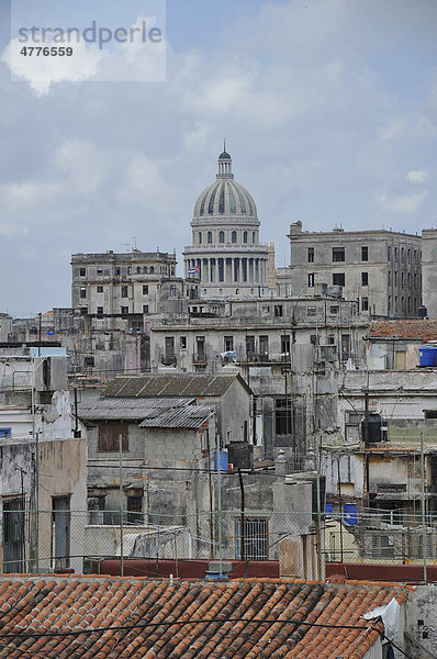 Kapitol  Altstadt  Havanna  Kuba  Karibik  Mittelamerika