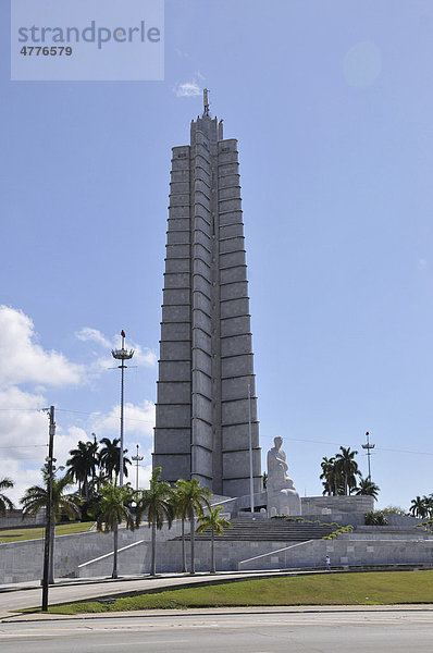 Platz der Revolution  Havanna  Altstadt  Kuba  Karibik  Mittelamerika