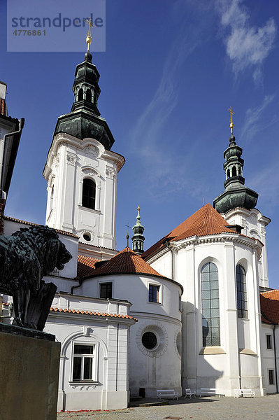 Basilika des Kloster Strahov  Prag  Böhmen  Tschechien  Europa