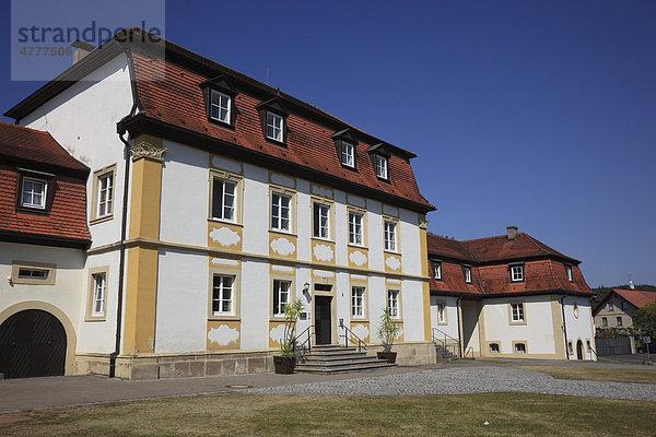 Wasserschloss Gleisenau  Landkreis Haßberge  Unterfranken  Bayern  Deutschland  Europa
