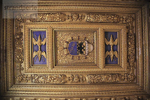Decke im Palazzo Ducale in Sabbioneta  Unesco-Weltkulturerbe  Lombardei  Italien  Europa