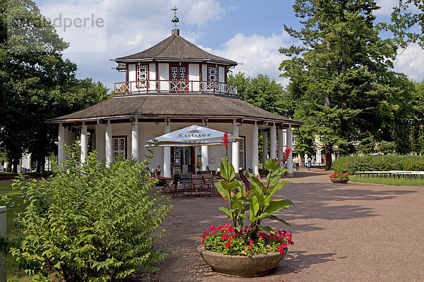 Chinesischer Pavillon im Kamp  Bad Doberan  Ostseeküste  Mecklenburg-Vorpommern  Deutschland  Europa