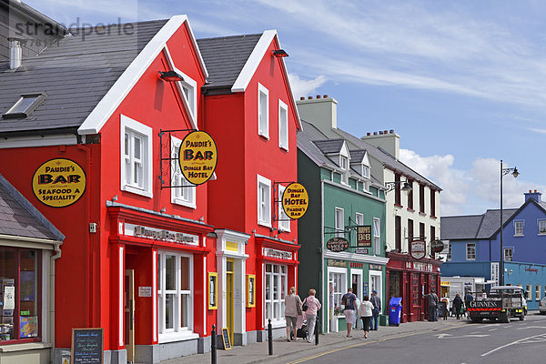 Dingle-Stadt  Dingle-Halbinsel  County Kerry  Irland  Europa