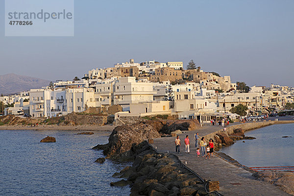 Chora  Naxos-Stadt  Insel Naxos  Kykladen  Ägäis  Griechenland  Europa
