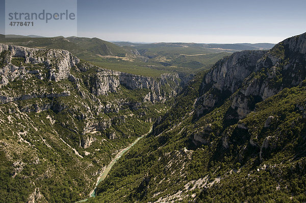 Verdon Fluss  Gorges du Verdon  Provence  Frankreich  Europa