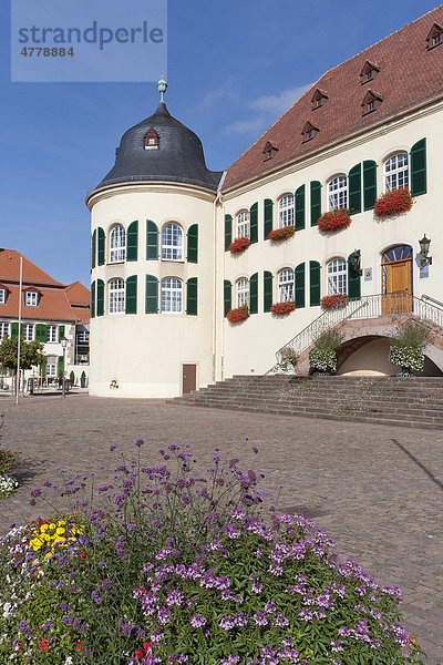 Renaissanceschloss  Bad Bergzabern  Pfalz  Rheinland-Pfalz  Deutschland  Europa