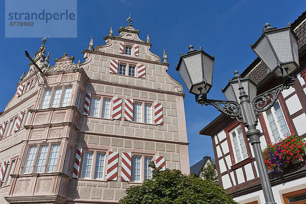 Gasthaus zum Engel  ehemals Amtshaus  von 1556  Renaissance  Bad Bergzabern  Pfalz  Rheinland-Pfalz  Deutschland  Europa