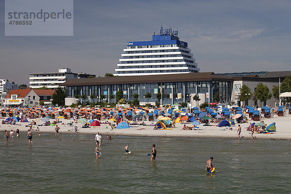 Strand  Ostseebad Grömitz  Lübecker Bucht  Ostseeküste  Schleswig-Holstein  Deutschland  Europa