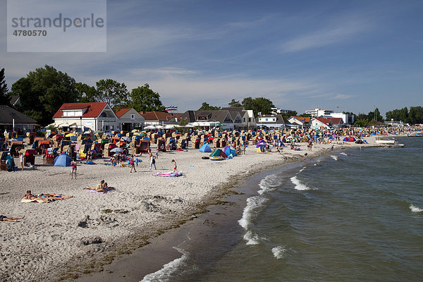 Strand  Ostseebad Kellenhusen  Lübecker Bucht  Ostseeküste  Schleswig-Holstein  Deutschland  Europa