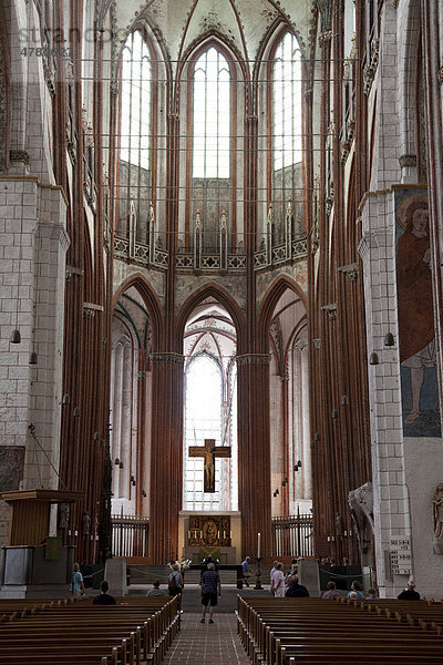 St.-Marien-Kirche  Hansestadt Lübeck  Schleswig-Holstein  Deutschland  Europa