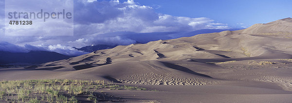 Dünen  Great Sand Dunes National Monument  San Luis Valley  Colorado  USA