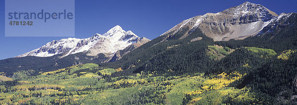 Berge  Rocky Mountains  Colorado  USA