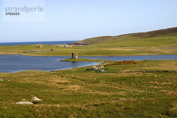 Scolpaig  Insel North Uist  Äußere Hebriden  Schottland  Großbritannien  Europa