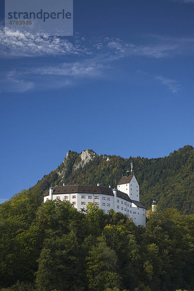 Schloss Hohenaschau  Aschau  Chiemgau  Oberbayern  Bayern  Deutschland  Europa