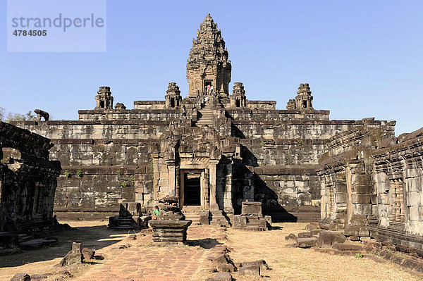 Tempel Bakong  Roluos-Gruppe  Siem Reap  Kambodscha  Südostasien  Asien