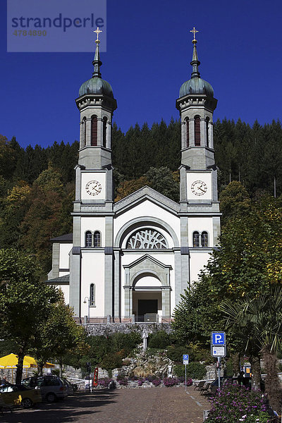 Pfarrkirche St. Johannes von Todtnau im Schwarzwald  Baden-Württemberg  Deutschland  Europa