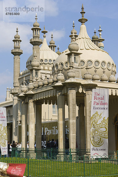 Royal Pavilion Palast  Brighton  East Sussex  England  Großbritannien  Europa