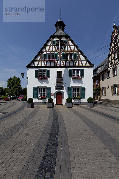 Marktplatz von Neuwied  Rheinland-Pfalz  Deutschland  Europa