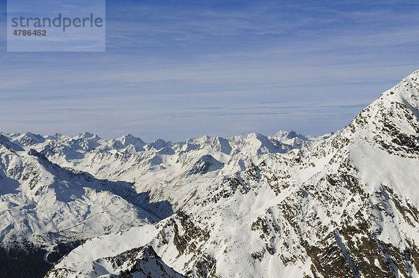 Stubaier Alpen  Hochstubai  Tirol  Österreich  Europa