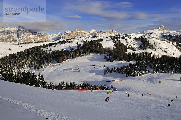 Blick von Hotel Col Alt auf den Piz Boe  Sella-Gruppe  Alta Badia  Südtirol  Italien  Europa