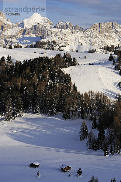Blick von Hotel Col Alt auf den Piz Boe  Sella-Gruppe  Alta Badia  Südtirol  Italien  Europa