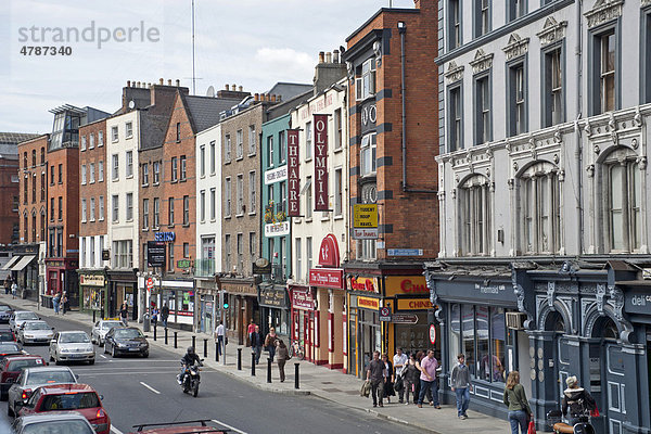 Dame Street mit dem Olympia Theatre  Dublin  Republik Irland  Europa