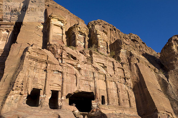 Korinthisches Grab  Petra  Jordanien  Mittlerer Osten