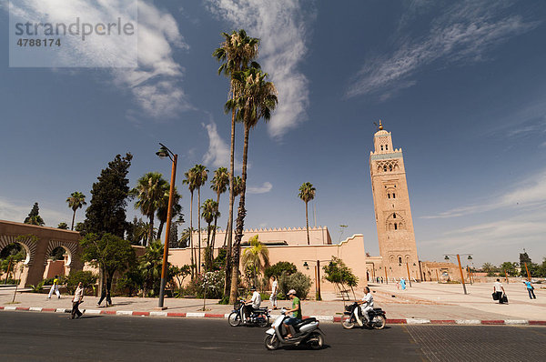 Koutoubia-Moschee  Marrakesch  Marokko  Afrika