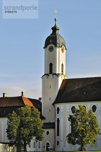 Wieskirche  Pfaffenwinkel  Bayern  Deutschland  Europa