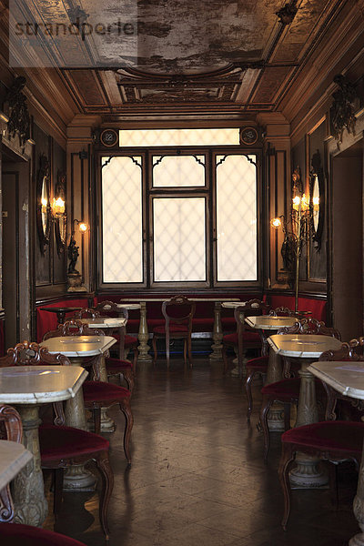 Cafe Florian  Markusplatz  Venedig  Venetien  Italien  Europa
