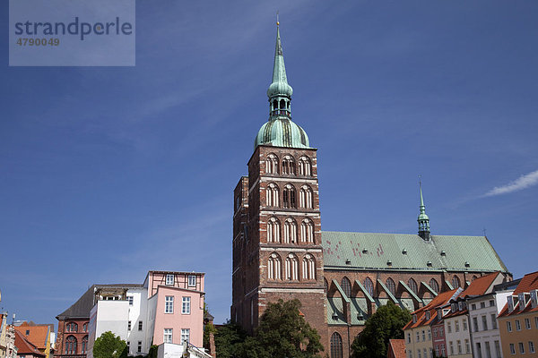 St. Nikolaikirche  Stralsund  Unesco Weltkulturerbestätte  Mecklenburg-Vorpommern  Deutschland  Europa