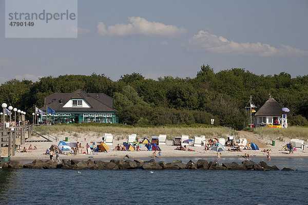 Strand  Ostseebad Wustrow  Fischland  Mecklenburg-Vorpommern  Deutschland  Europa