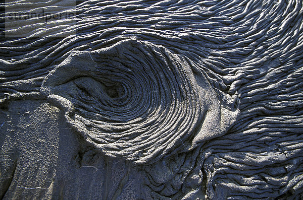 Pahoehoe-Lava  James Island  Galapagos Inseln  Pazifischer Ozean