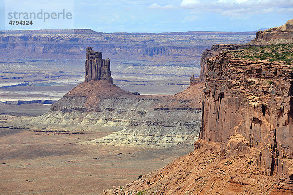 Green River Overlook  The Maze  Canyonlands Nationalpark  Moab  Utah  USA  Amerika