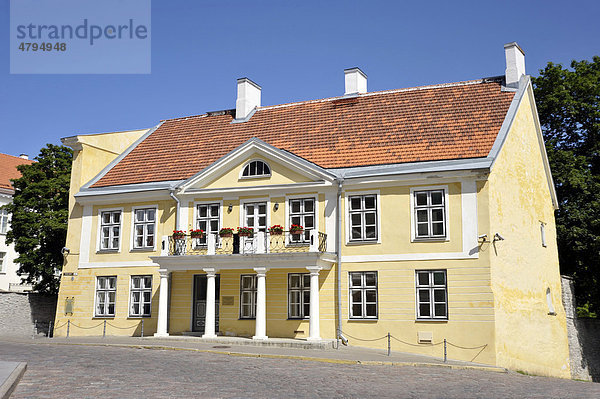 Altstadt  Deutsche Botschaft  Botschaft der Bundesrepublik Deutschland  Residenz  Tallinn  ehemals Reval  Estland  Baltikum  Nordeuropa